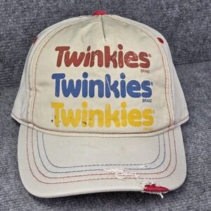 Twinkies Hat Cap Womens Strapback Distressed Hostess Snack Food Promo Vintage